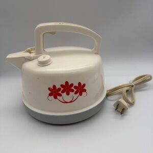 Vintage Kitchen Gourmet Electric Kettle Tea Pot Hot Pot H14A-0695 Up to 4 Cups